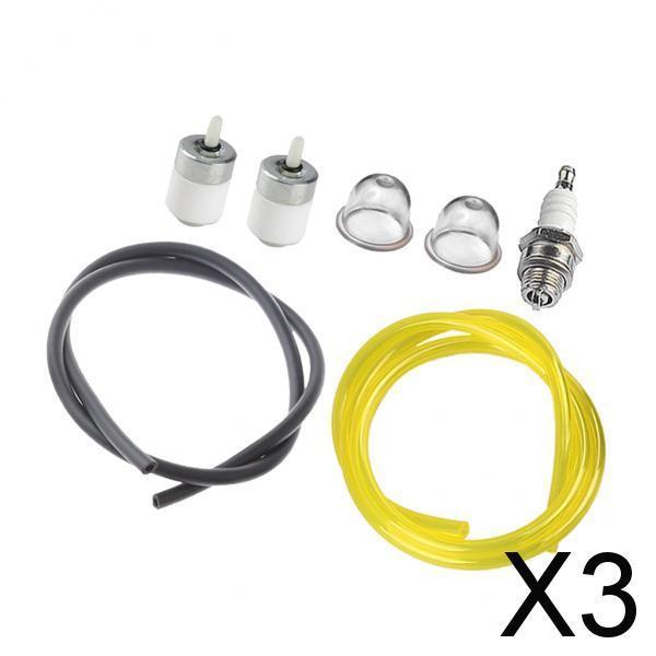 3xFuel Line Kit with Primer Bulb for Troy Bilt TB144 TB26CO TB26TB TB415CS