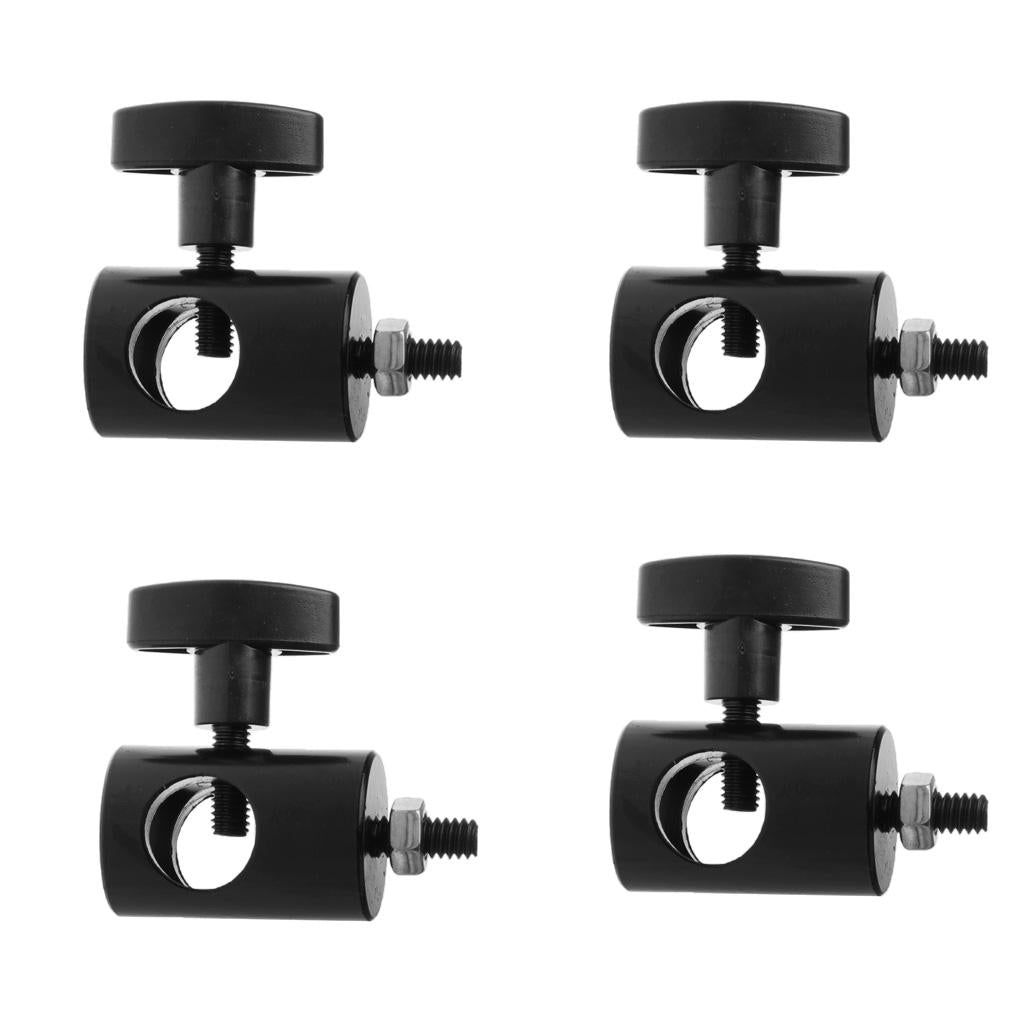 4Pieces 5/8 Inch (16mm) Receiver with 1/4 Inch-20 Thread Rapid Adapter Mount