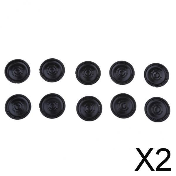 2x10Pcs 28mm 8ohm 1W Audio Speaker Stereo Woofer Loudspeaker Trumpet Horn