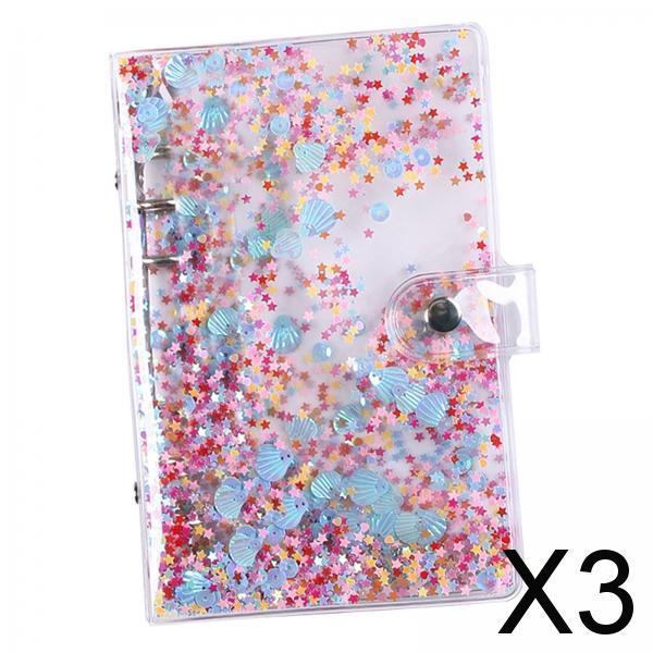 3xA6 Folder Smooth Detachable Design for Stationery Supplies Writing Diaries