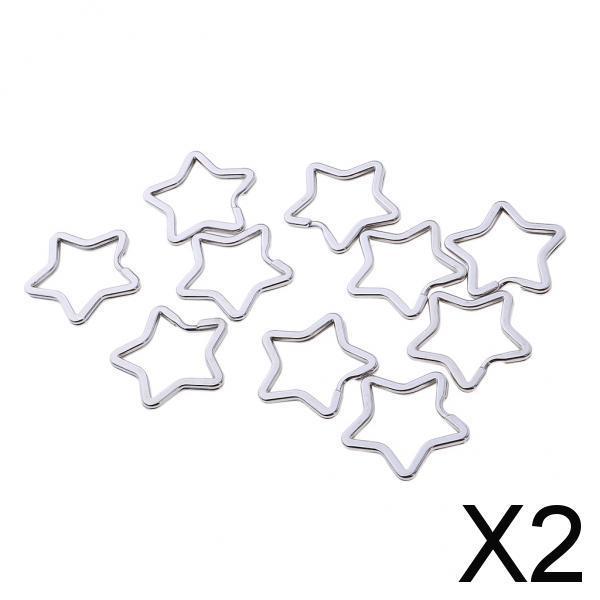 2x10 PCS Women Novelty Key Chains Rings for Dogs Cats Collars and Harnesses