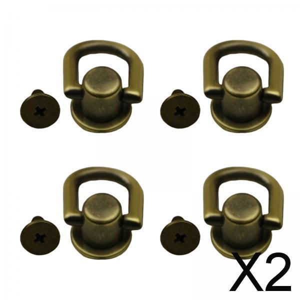 2x4x Metal Bag Side Anchors Purse Making Buckles Hooks Clasps Bronze