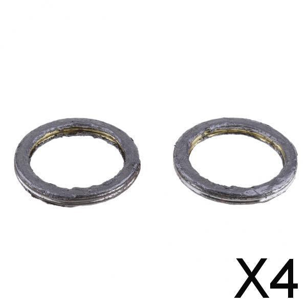 4x2pcs 30mm Exhaust Pipe Gasket for 90cc 110cc 125cc Pit Dirt Bike ATV Buggy