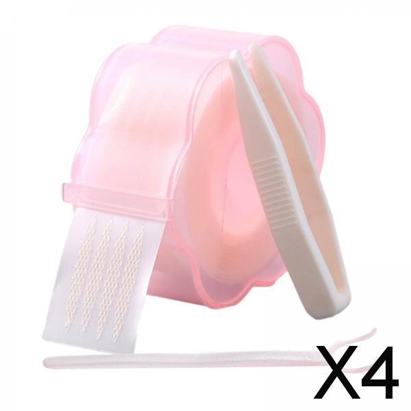 4x360x Eyelid Tapes Makeup Long Lasting Instant Eye Lift Strips Olive