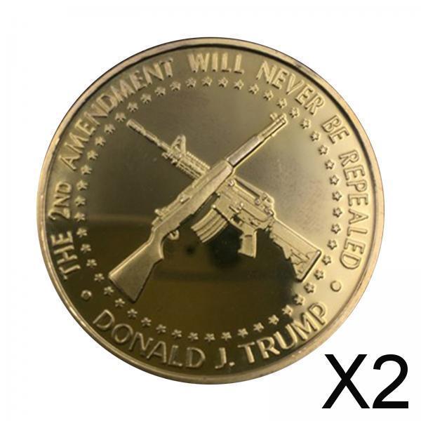 2xDonald Trump The 2ND Amendment Will Never be Repealed Commemorative Coin