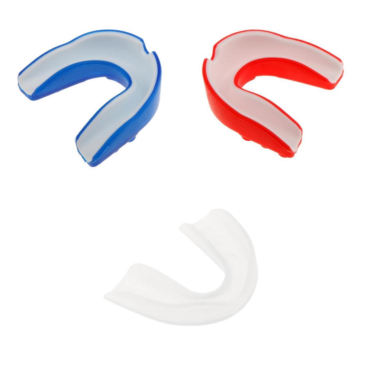 3 Pieces Silicone Mouth Guards Gum Shield for Boxing MMA Teeth Protector
