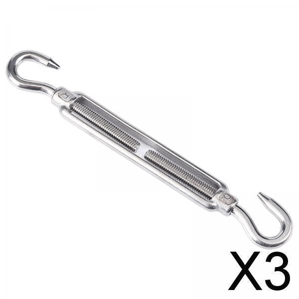 3xShade Sail Hardware Kits Snap Hook for Square Rectangle Shade Sail Lawn M5