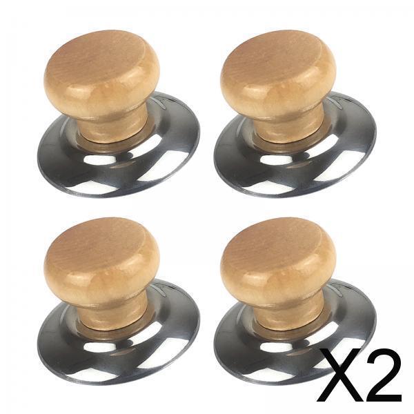 2xPot Lid Cover Knob Handle 4Pcs Pan Handgrip Lid Knob Cap for Saucepan Lids