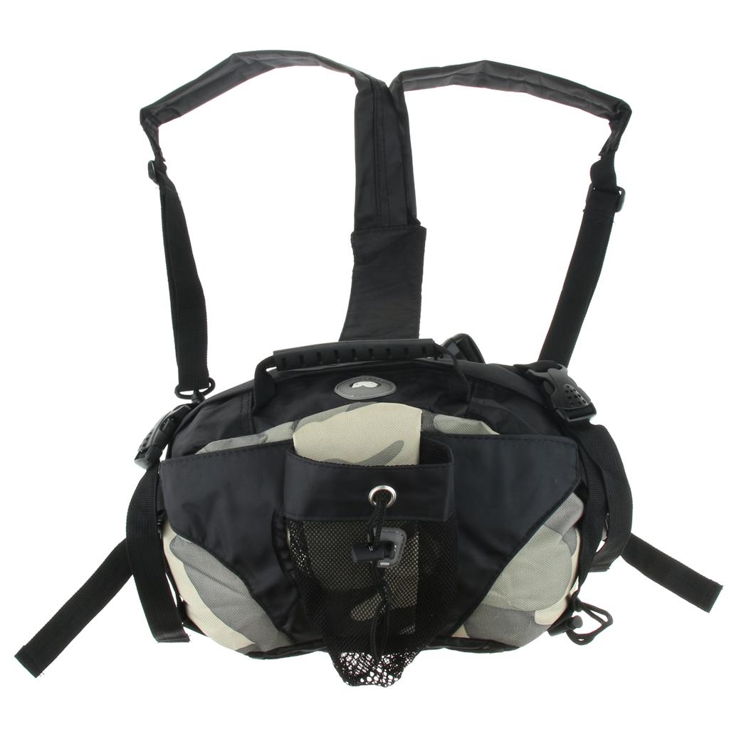 Roller Skates Waist Backpack Skating Sports Shoes Boots Carry Bag Camo