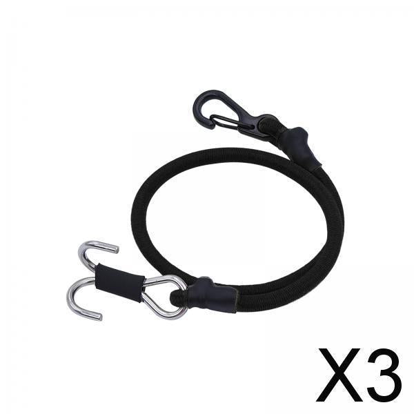 3xRC Crawler Winch Strap 1/24 1/18 Scale RC Crawler Rope for RC Crawler Black
