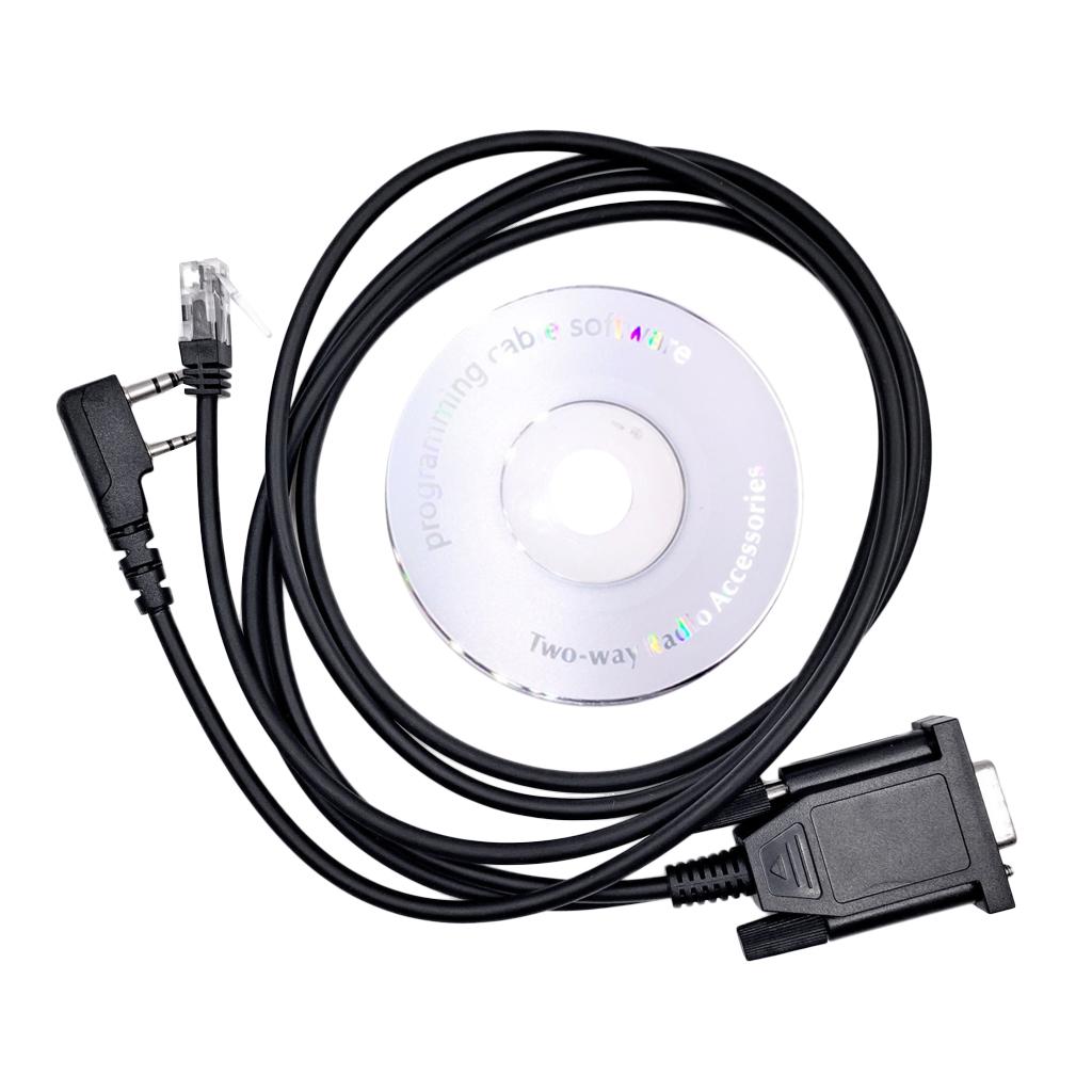 Programming Cable with COM Port for Kenwood Two Way Radio Walkie Talkies