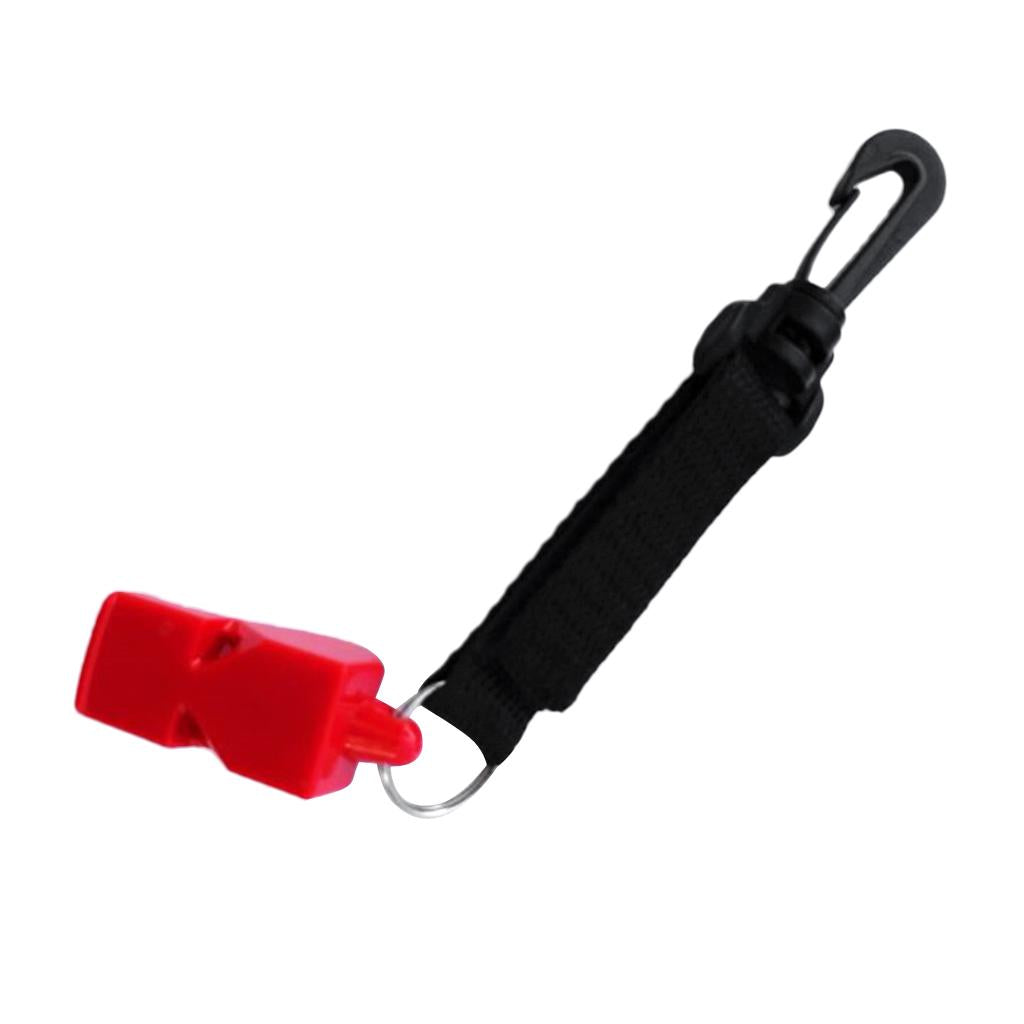 Ultra-loud Emergency Scuba Dive Safety Whistle Outdoor Survival Gear Red