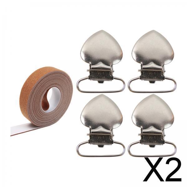 2xScroll Rod Side Tension Clip DIY Cross Stitch Display Durable Sewing Gadgets