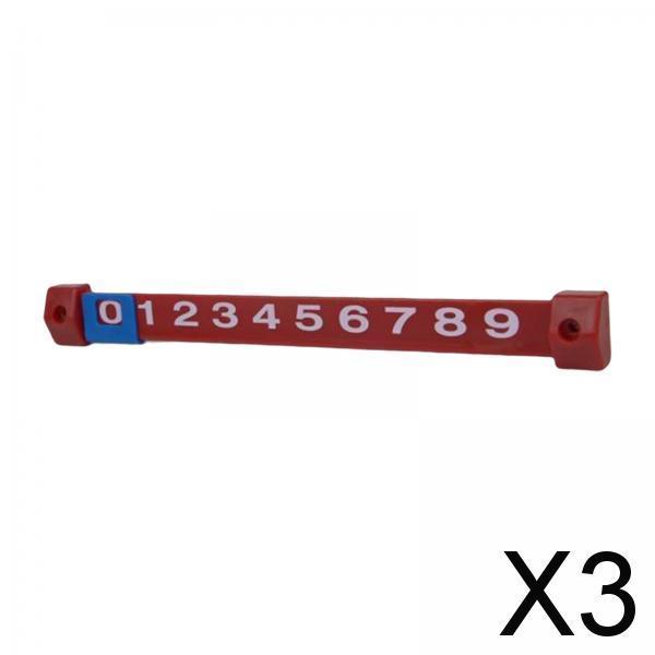 3xFoosball Scoreboard Universal Portable 10 Numbers Table Football Counter Red