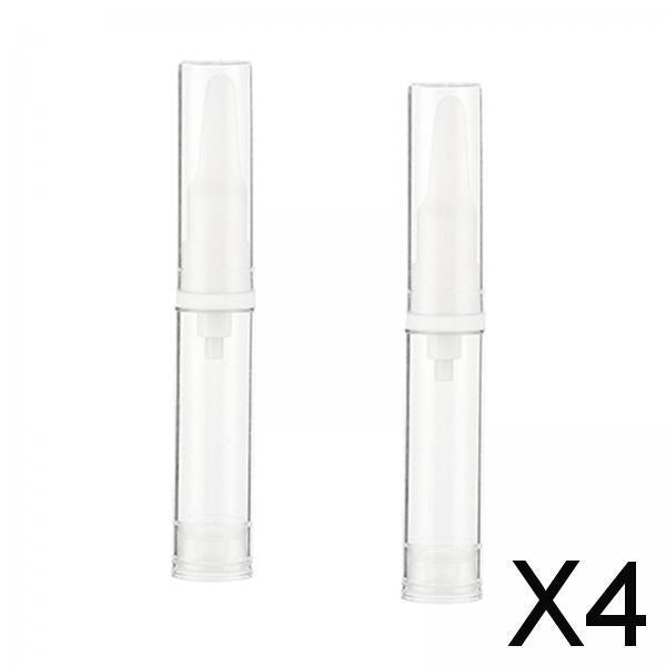 4x2x Travel Press Pump Bottles Foundations Makeup Lotion Vacuum Bottles 15ml
