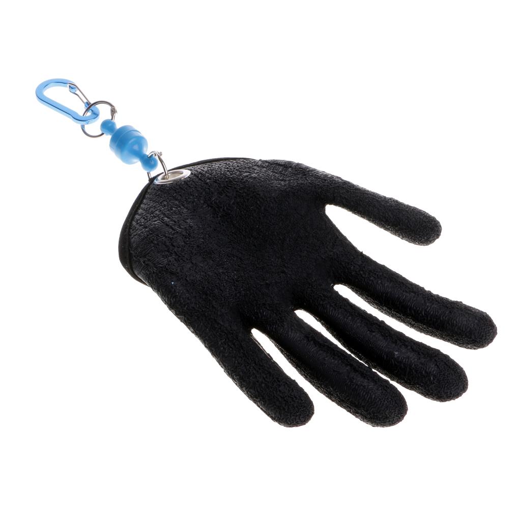 Fishing Gloves for Handing Fish Safety with Magnet Release XL Left Hand