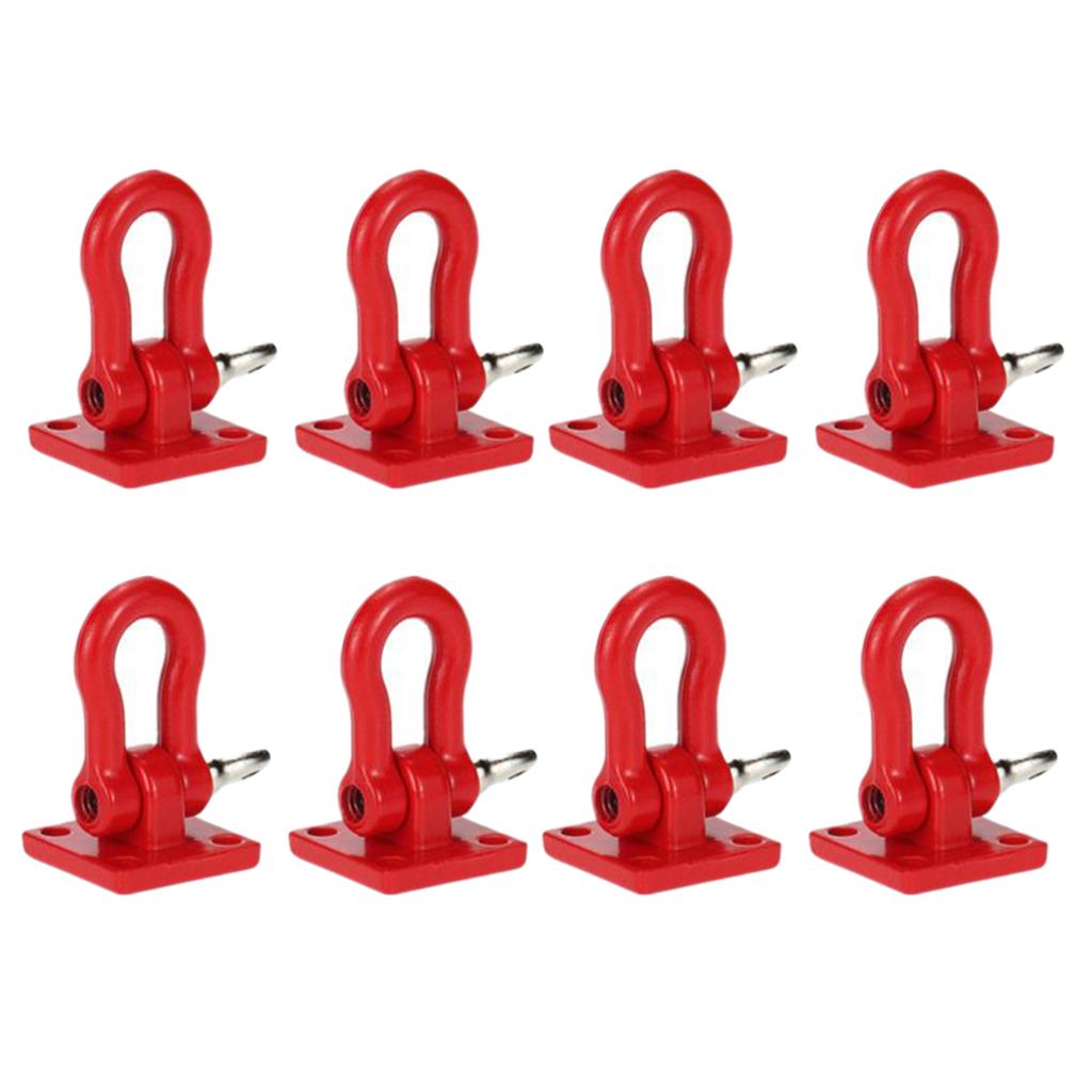 8pcs RC Rock Crawler 1:10 Accessory Tow Hook for Axial SCX10 RC4WD D90