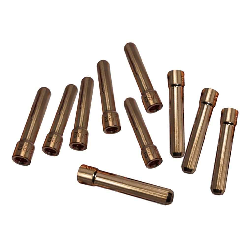 10pcs TIG Collet Tips For WP9 18 26 TIG Welding Torch Series 2.4mm
