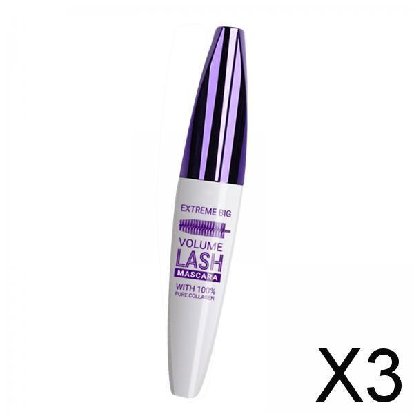3x5D Silk Fiber Lash Mascara Lengthening Thickening Waterproof Eyelash Mascara Brown