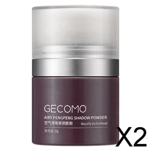 2xHairline Powder Instant Coverage for Thinning Hair Hair Loss Makeup Tool Dark brown powder