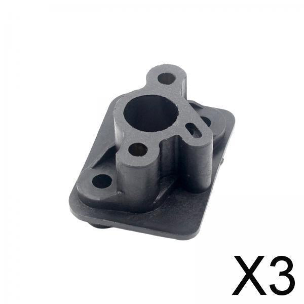 3xBrush Cutter Intake Manifold 40-5 Carburetor Base Parts Fitting Carb Adaptor