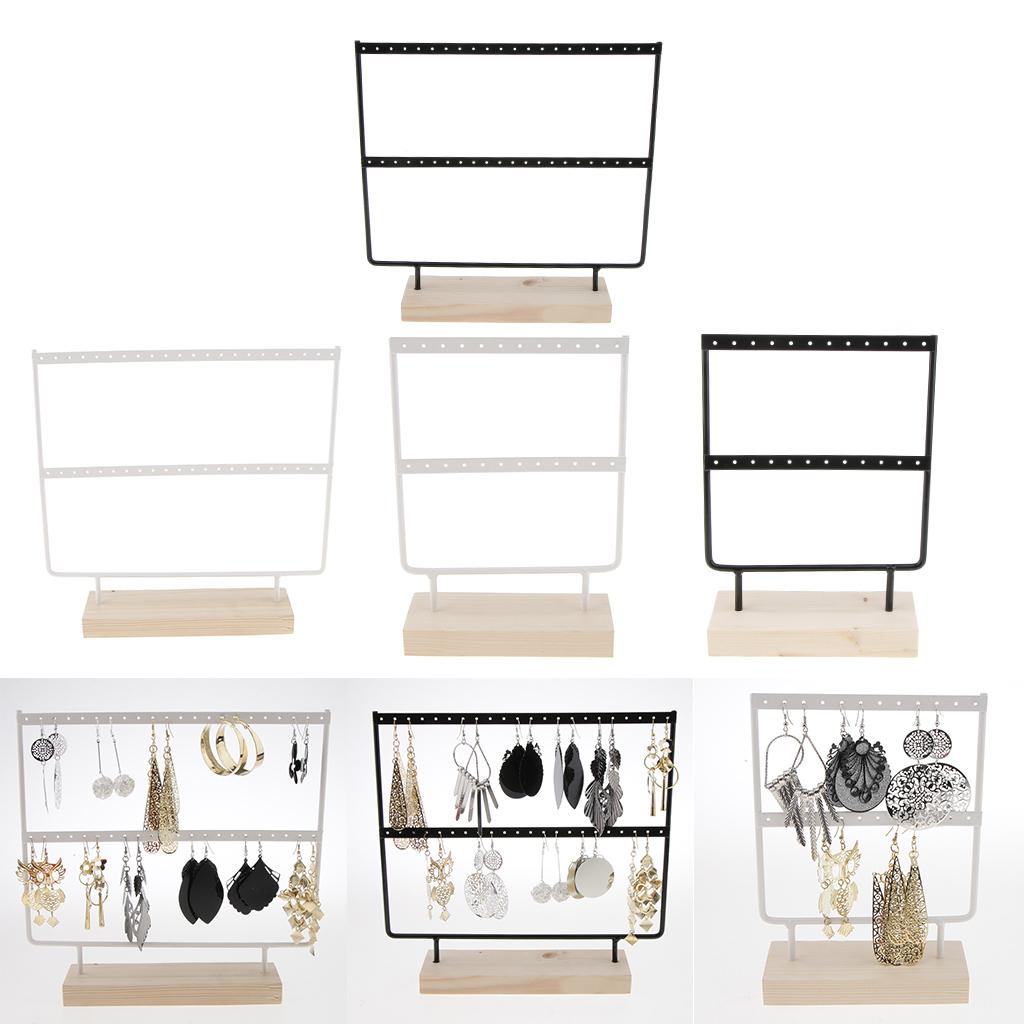 4 Pieces Wholesale 24/44 Holes Earrings Organizer Necklaces Jewelry Display