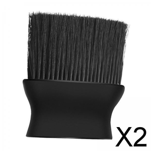 2xCar Interior Dust Brush Auto Detailing Brush Multipurpose for Computers Black