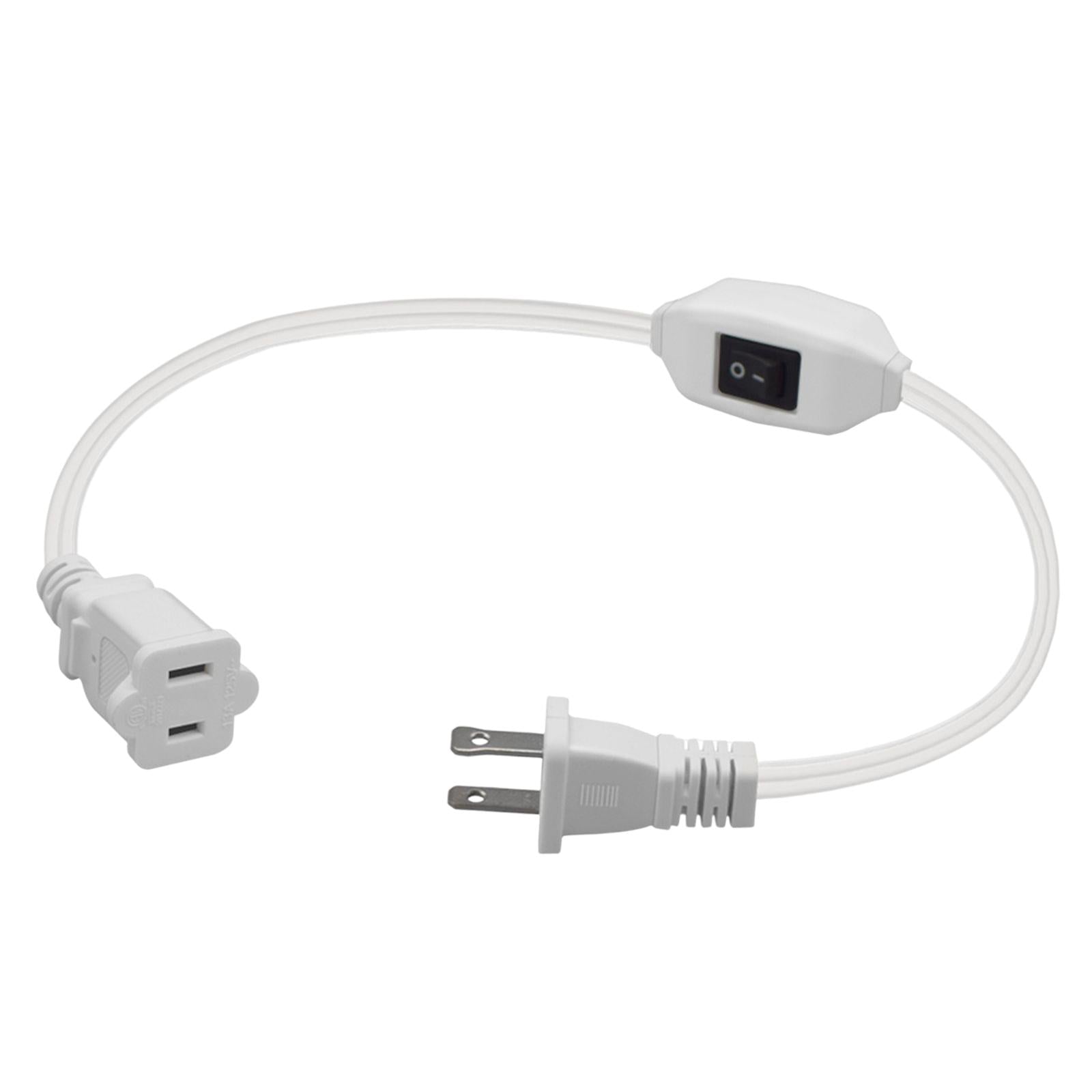 0.32 Meter Switch Extension Cord USA Standard 13Amp 125V Professional 16AWG