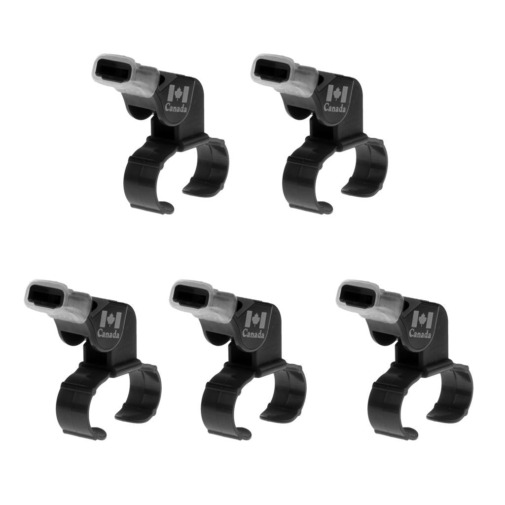 5x Plastic Derby Skate/Football/Sport Referee Finger Mouth Grip Whistle