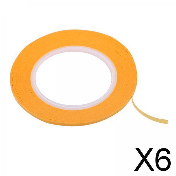 6xHobby Model Painting Tape Models Painting Cover Tape for DIY Crafts Painting 0.3cmx900cm