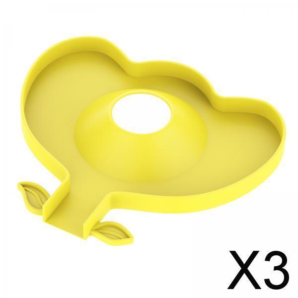 3xKitchen Faucet Splash Guard Faucet Absorbent Pad for Bathroom Yellow