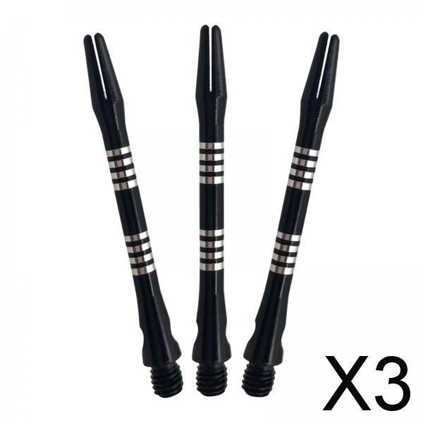3x3Pcs Aluminum Dart Shaft Replacements Metal Dart Stems Kit Dart Rods Sturdy