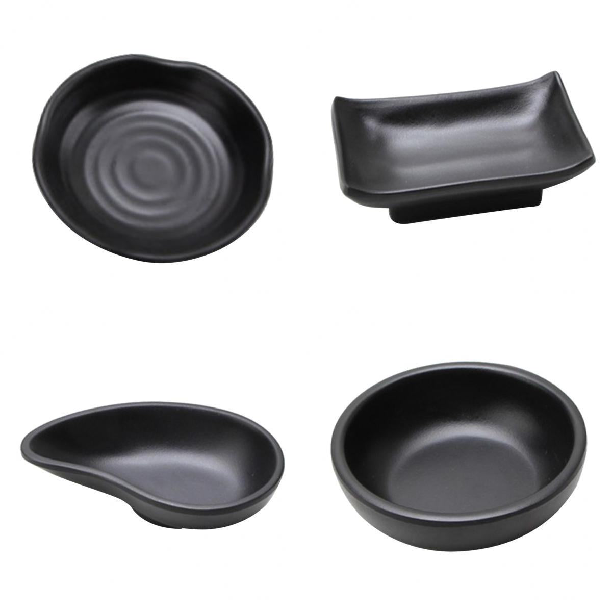 4Pcs Japanese Sushi Sauce Dipping Bowl Party Snack Nut Tray Butter Dishes