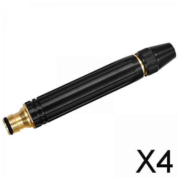 4xHigh Pressure Garden Hose Spray Nozzle for Deck Car Washing Garden Watering