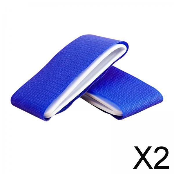 2x2x Ski Straps Fixing Adjustable Fastener Tape for Outdoor Man Woman Families blue