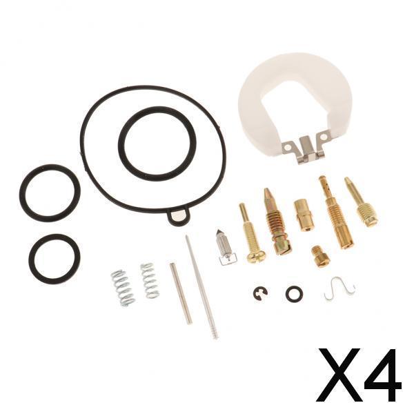 4xMetal Carburetor Rebuild Kit Needle Main Jet Set for ATV Dirt Bike