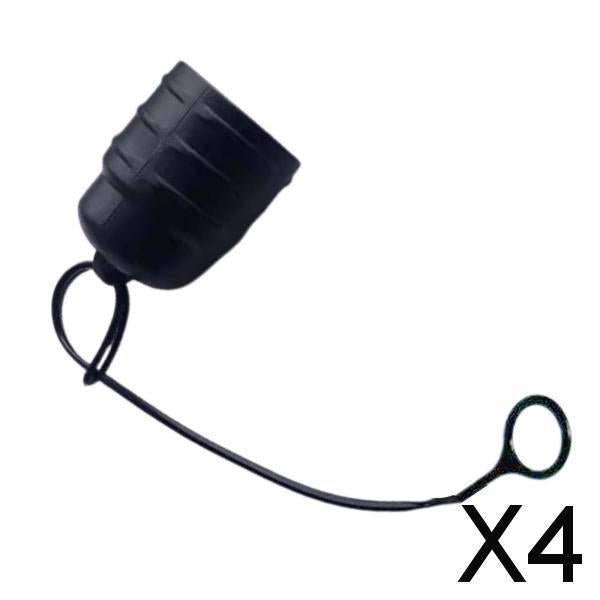 4xHydration Bite Valve Cover Unisex Dust Cover for Cycling Hiking Outdoor Black 22.41mm
