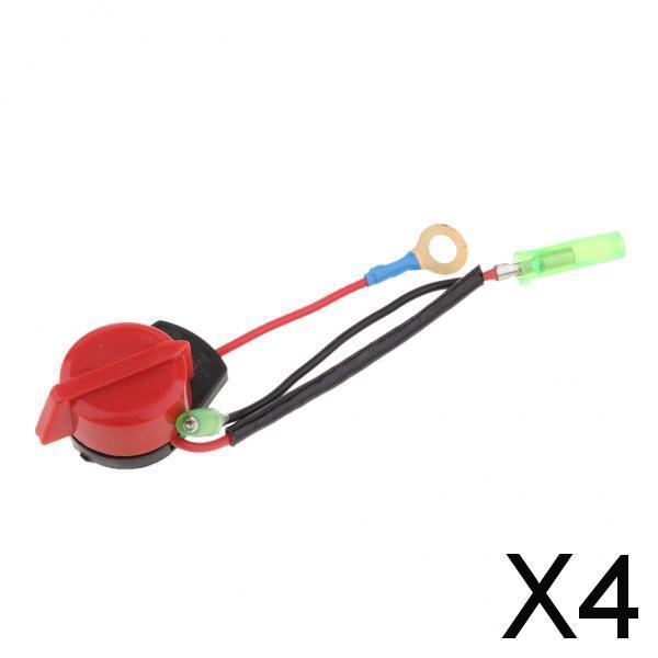 4xEngine On Off Kill Switch for Honda GX160 Generator Mower Water Pump