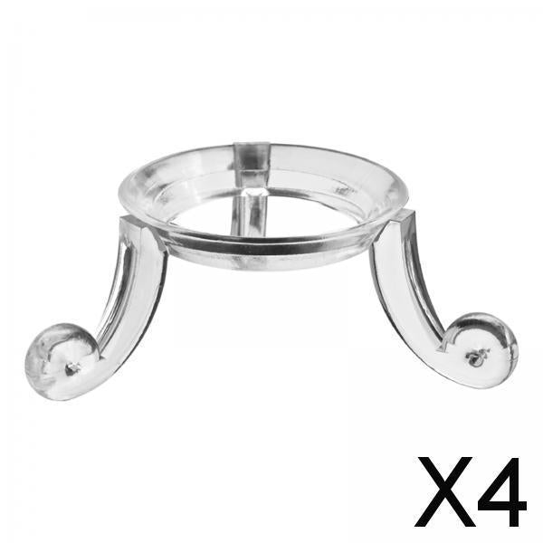 4xSmall Ball Display Stand Acrylic Display Stand for Softball Spheres Baseball S