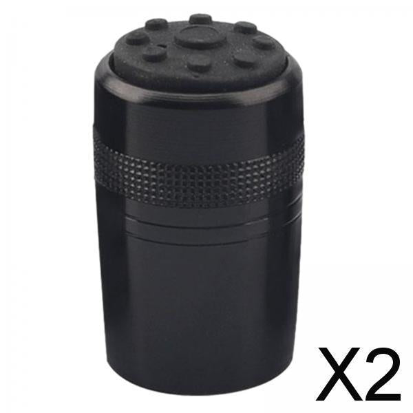 2xFishing Rod Butt Cap Fishing Pole End Cap for Repair Fishing Rod Accessories Black 35mm