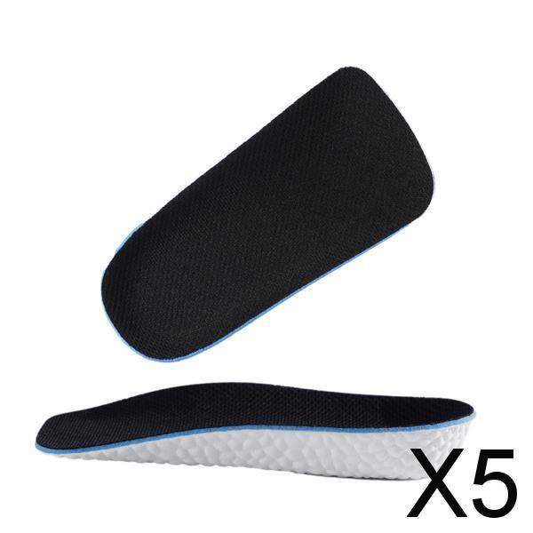 5x2Pcs Height Increase Insoles Arch Support Insert Cushion for Running Walking 1.5cm