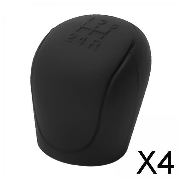 4xGear Shift Knob Cover Replacement Protector for Ford Focus Transit Black