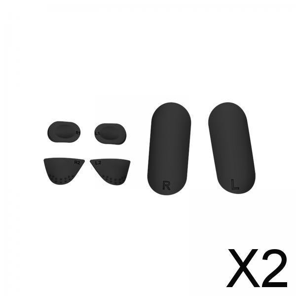 2xAnti Slip Silicone Pad 6 in 1 Accessories Kit for PS VR2 Gaming Gamepad Grip