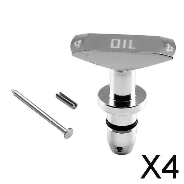4xSilver Oil Dipstick Pull Handle for 1999-2011 Mustang GT V8 GT500 Engine