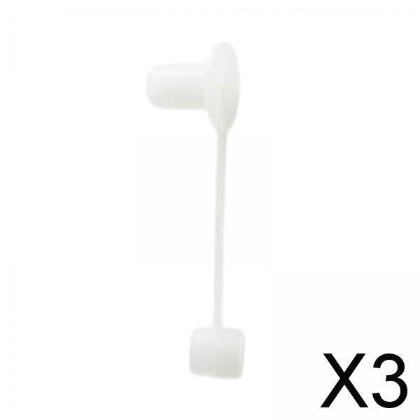 3xStraw Cover Cap Dustproof Silicone Straw Tips Cover for Kitchen Home Outdoor Clear