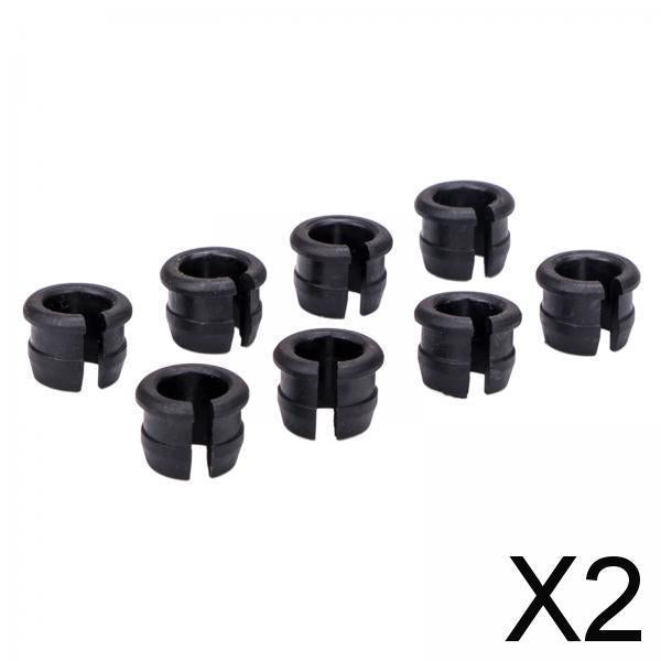 2x8Pcs Bike Vacuum Tire Valve Nut Φ 6mm for Motorcycle Road Bike Mountain Bike