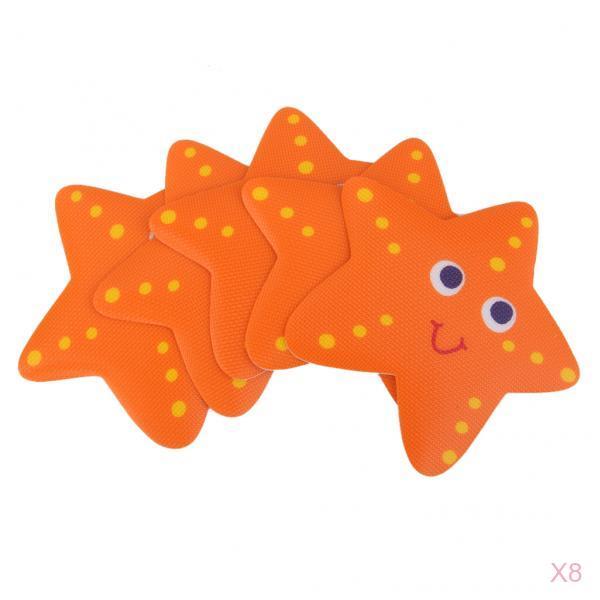 40x Non Slip Bathtub Appliques Starfish Decal Tread Anti-Skid Shower Sticker