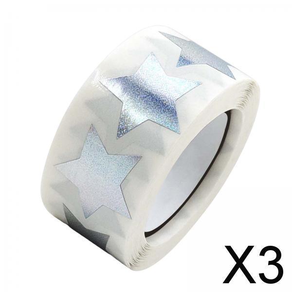 3x500x Star Stickers DIY Stickers Self Adhesive Envelope Stickers for Birthday style N