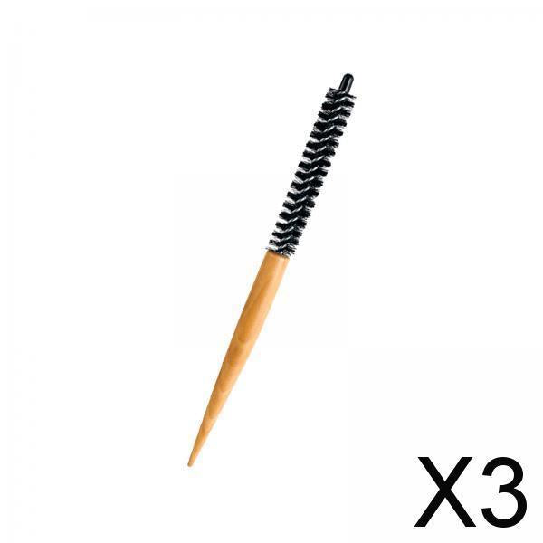 3xSmall Round Hair Brush Styling Hair Brush for Blow Drying Bangs Hair Styling 16mm