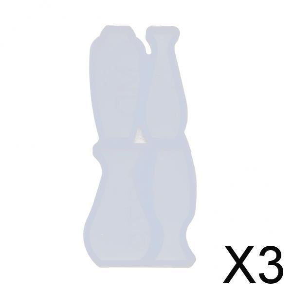 3x1 Piece Screen Silicone Molds, Crystal Drop Silicone Mold